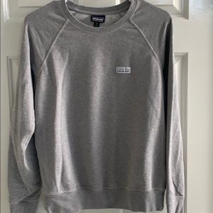 Patagonia Grey Organic Crewneck Sweatshirt